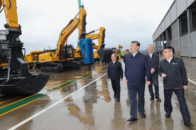 2021年4月26日，習(xí)近平總書記視察柳工并發(fā)表重要講話，高度評(píng)價(jià)柳工的創(chuàng)新發(fā)展成果