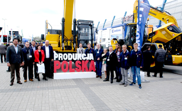 “雙品牌”驚艷亮相波蘭工程機(jī)械展