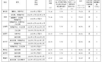 2018年度廣西柳工集團有限公司企業(yè)負責人薪酬信息披露