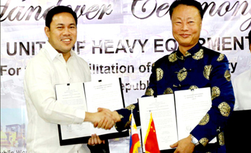 公司設(shè)備參與菲律賓城市重建